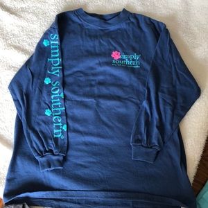 2 youth medium simply southern long sleeve shirts.